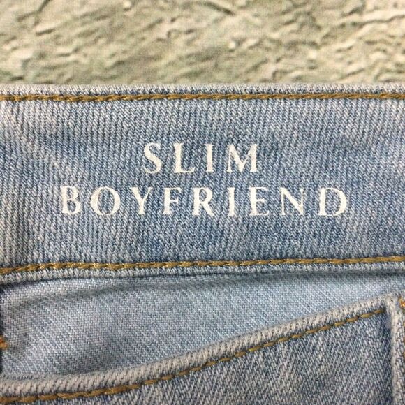 Limited Womens Jeans size 14 Light Wash Slim Boyfriend Ankle x29" Cotton Stretch - Picture 6 of 11